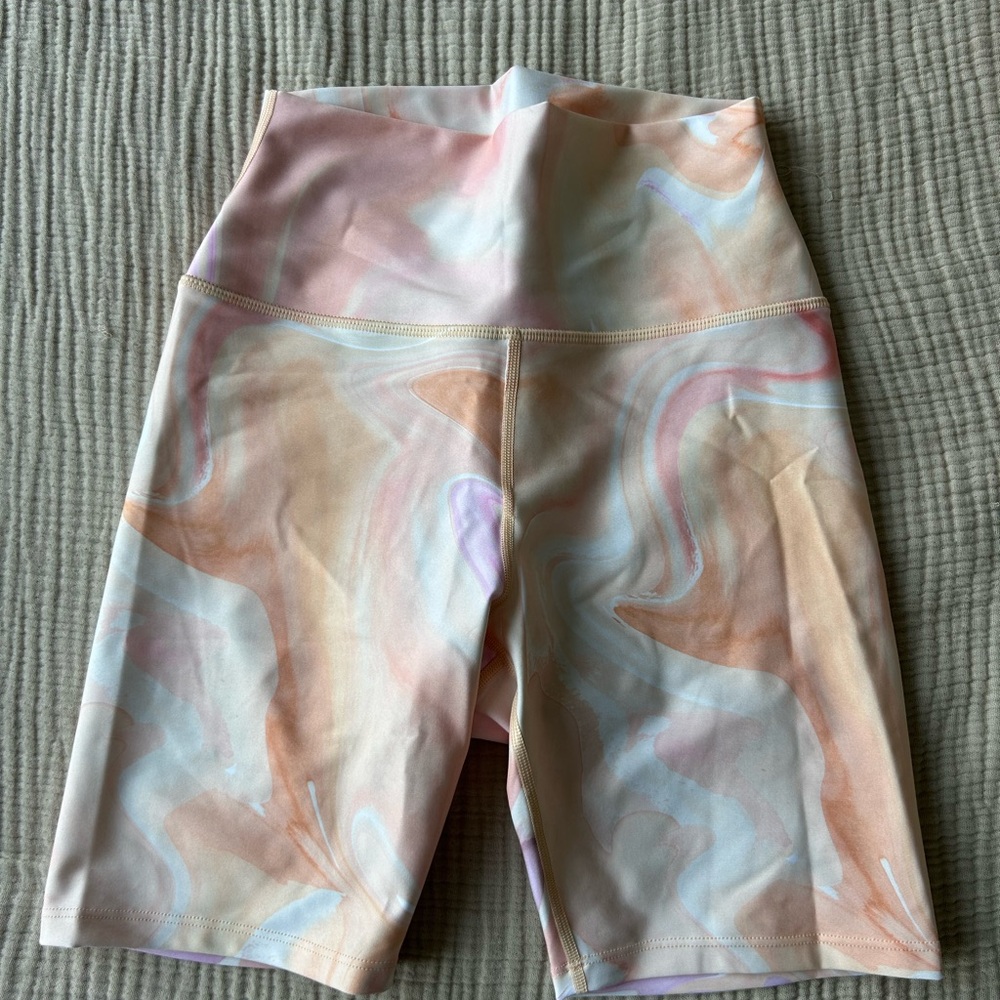 Carbon38 Pink and Orange Bike Shorts High-Performance